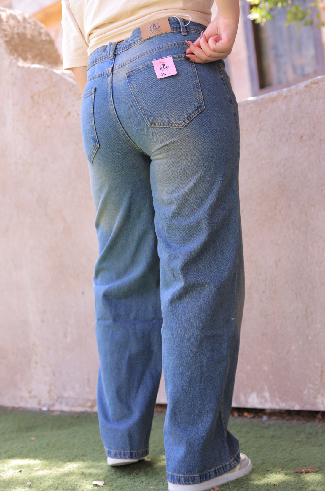 High-Rise Wide Leg Jeans