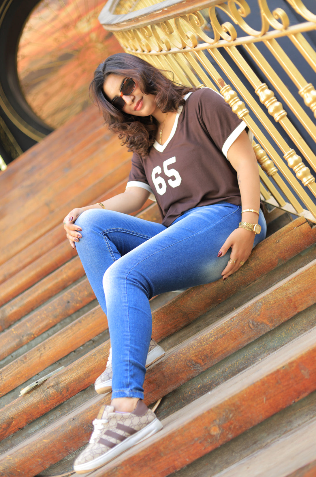 High-Waist Skinny Jeans