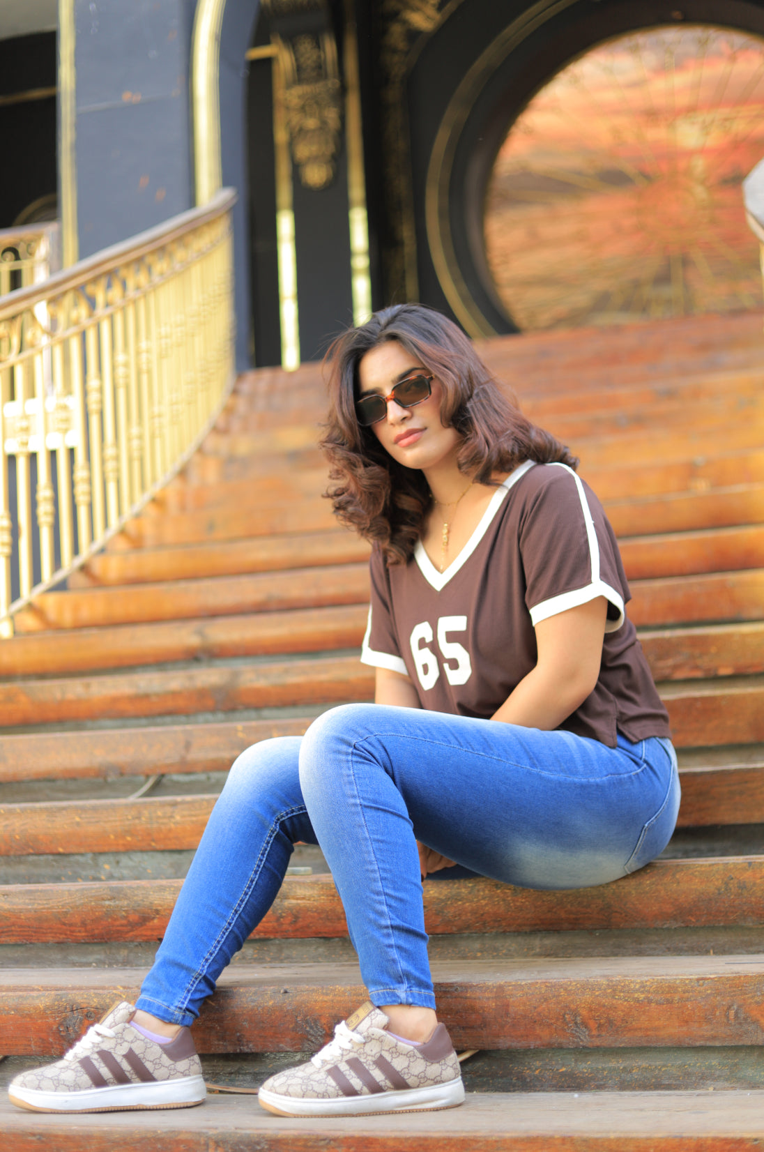 High-Waist Skinny Jeans