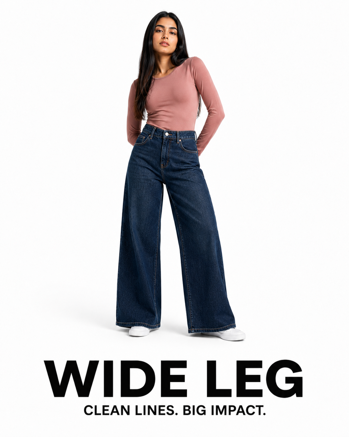 The Flow Wide Leg Jeans