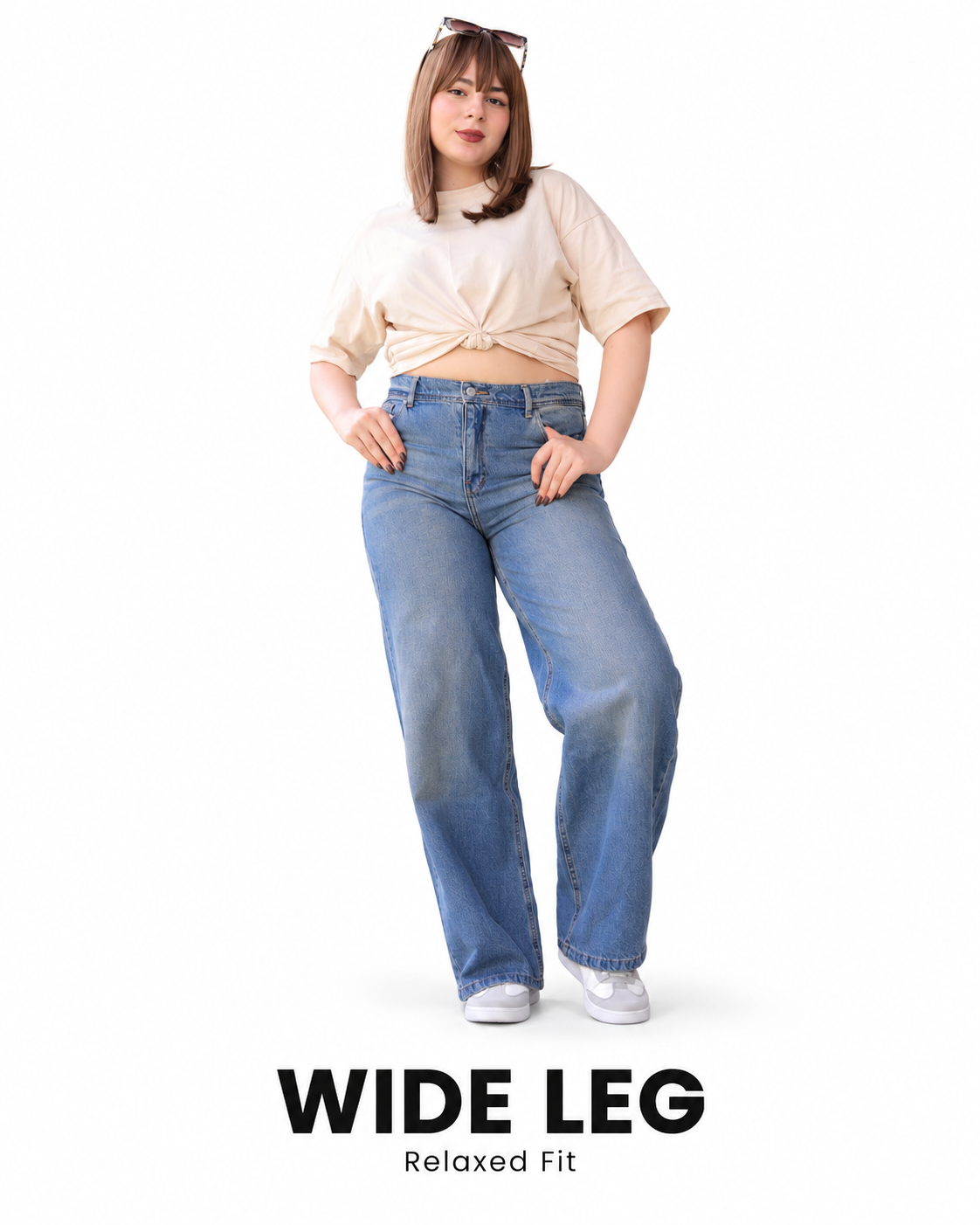 High-Rise Wide Leg Jeans