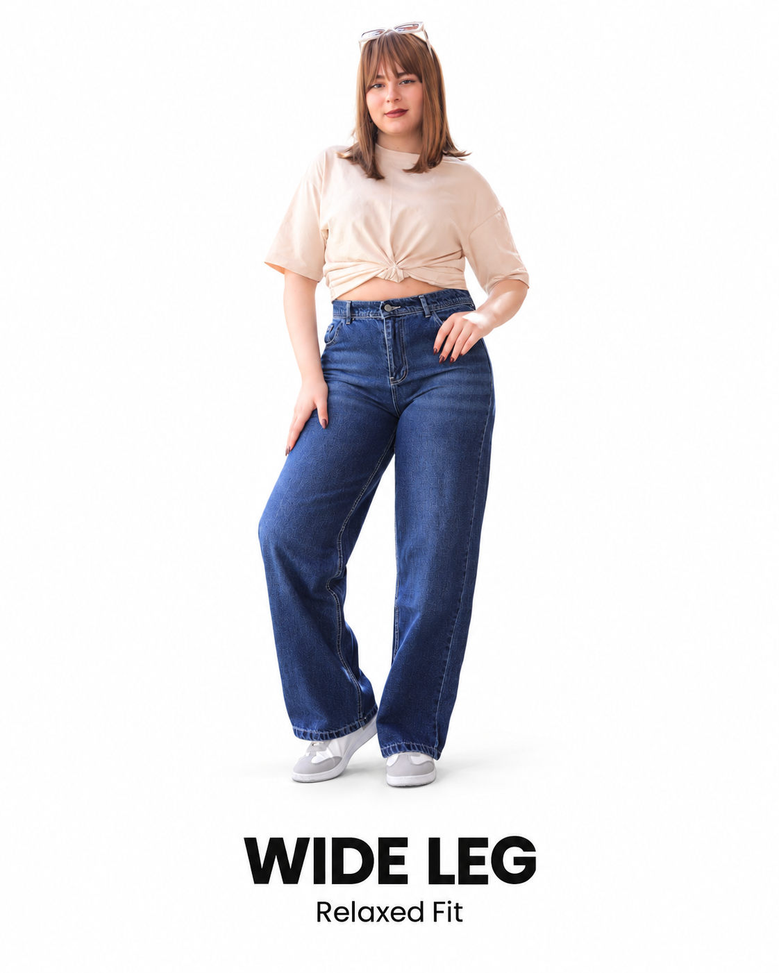 High-Rise Wide Leg Jeans
