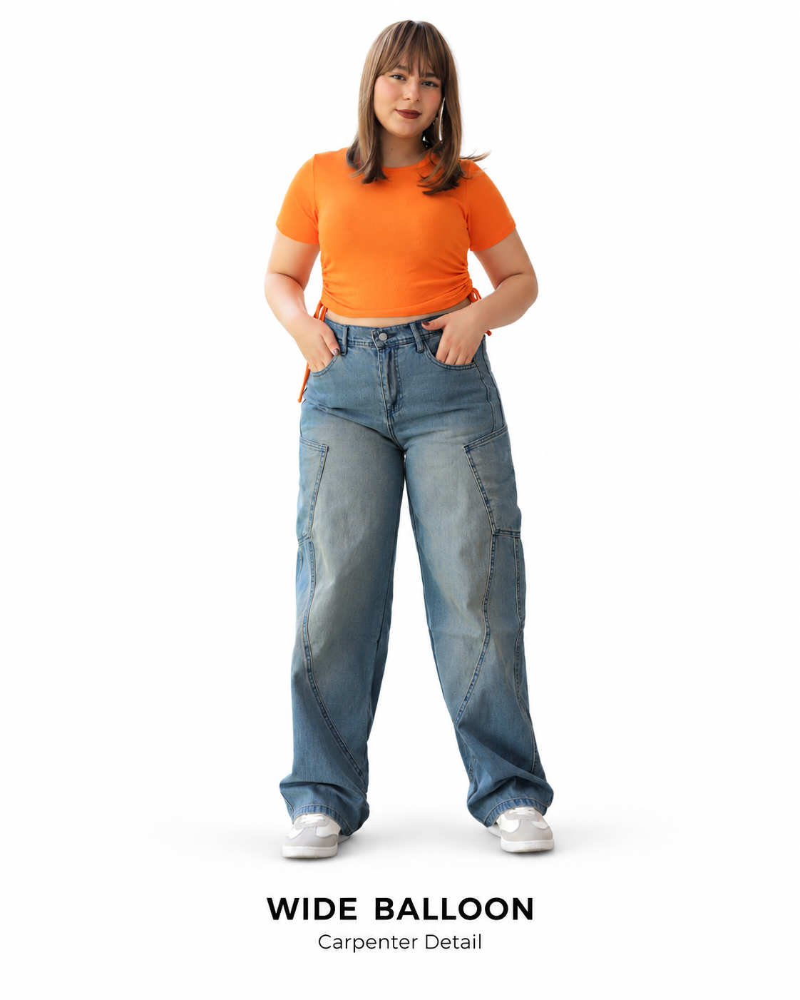 Wide Balloon Carpenter Jeans