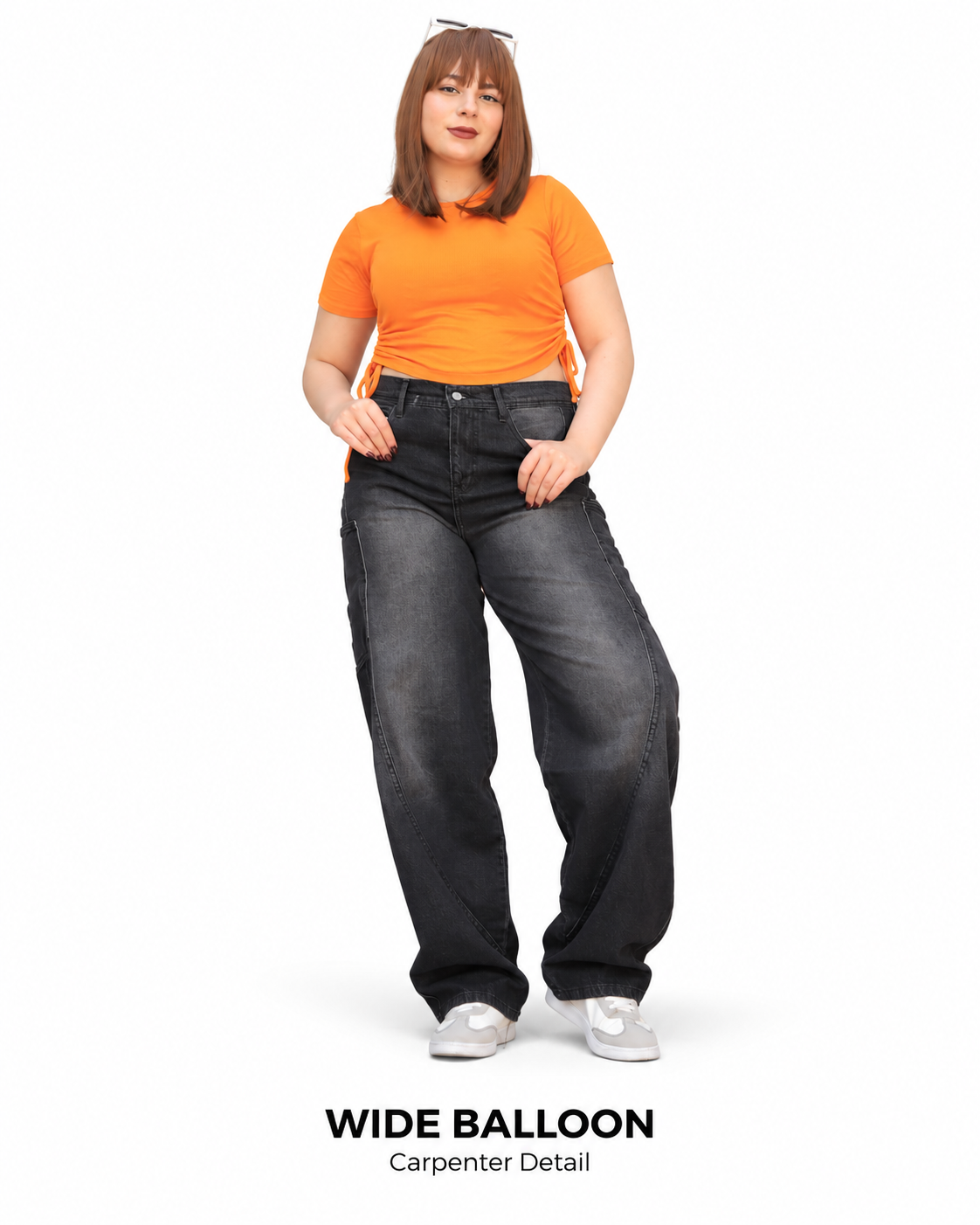Wide Balloon Carpenter Jeans