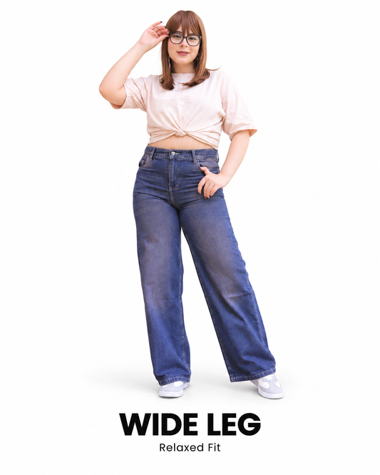 High-Rise Wide Leg Jeans