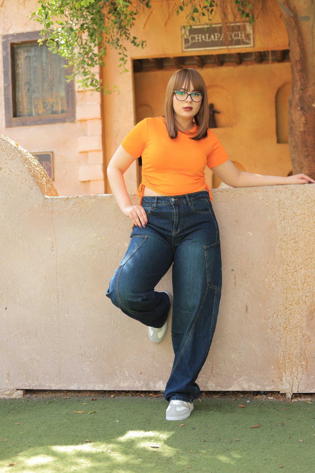 Wide Balloon Carpenter Jeans